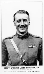 Porträt von Leutnant William Leefe Robinson